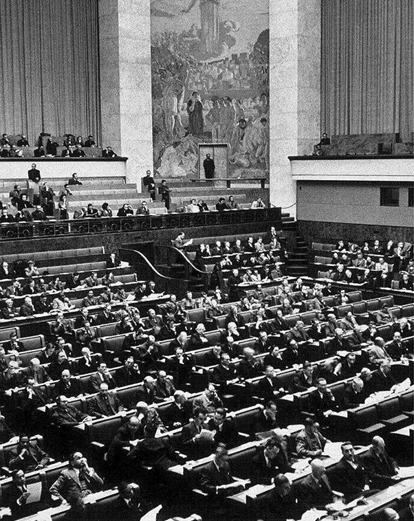 1947 - Nesans GATT. Nasyonzini komite 50 peyi yo nan Jenèv pou etabli Òganizasyon Komès Entènasyonal la